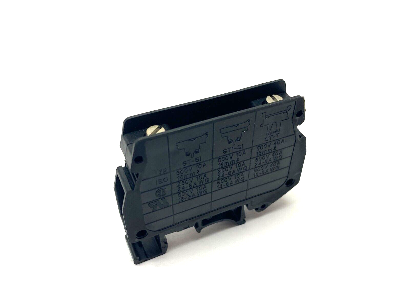 Phoenix Contact USIG Modular Fuse Terminal Block Black 10.2mm Width 0920083 - Maverick Industrial Sales