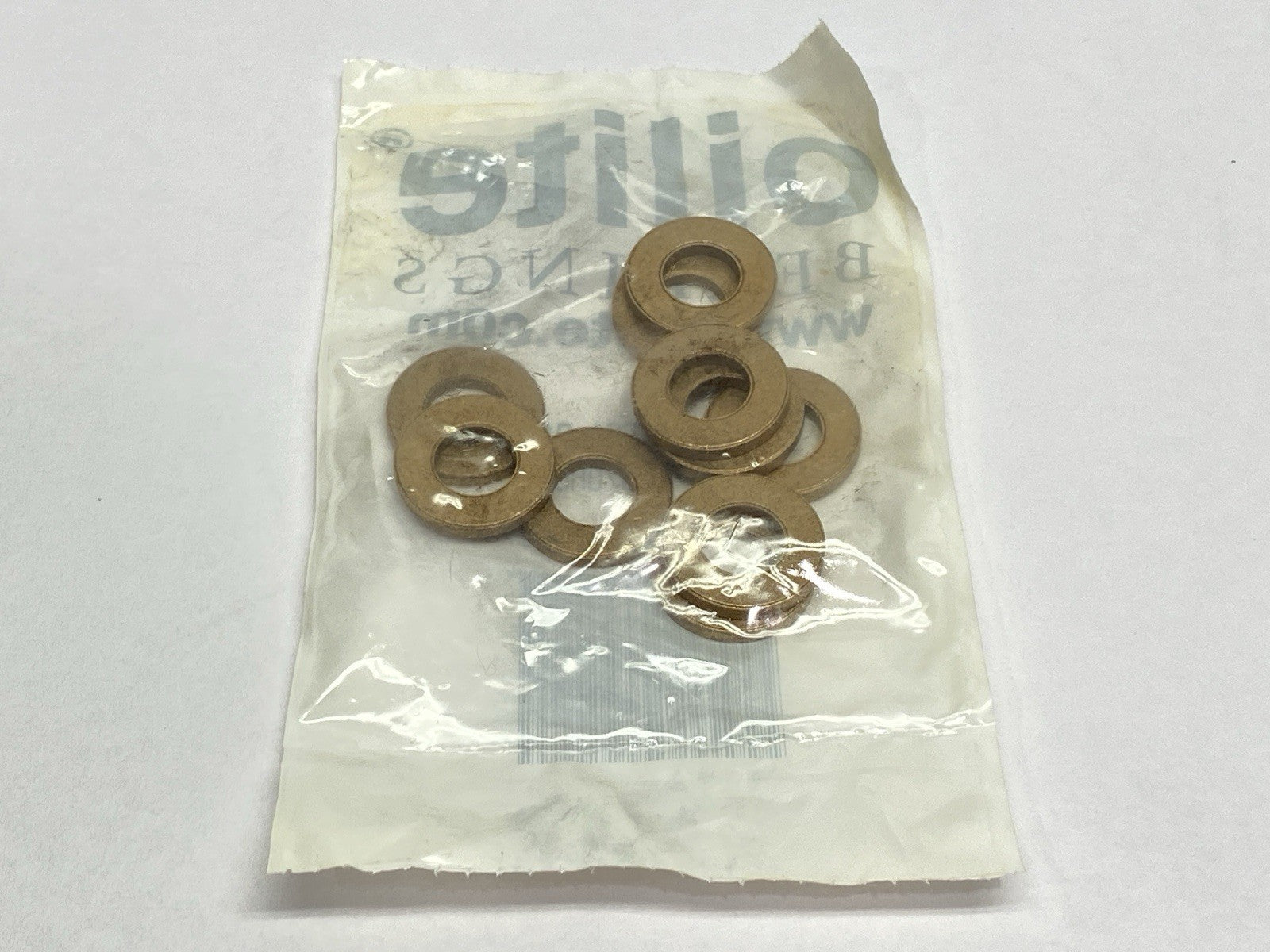 Oilite TT1001-01B Thrust Washer 0.5" Bore 1" OD 0.125" Wide PKG OF 10 - Maverick Industrial Sales