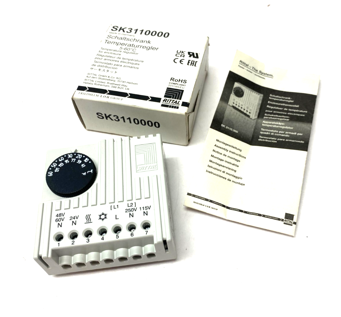 Rittal SK3110000 Temperature Regulator for Enclosures - Maverick Industrial Sales
