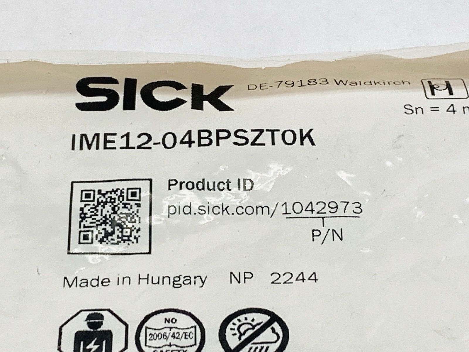 Sick IME12-04BPSZT0K Inductive Proximity Sensor 1042973 - Maverick Industrial Sales