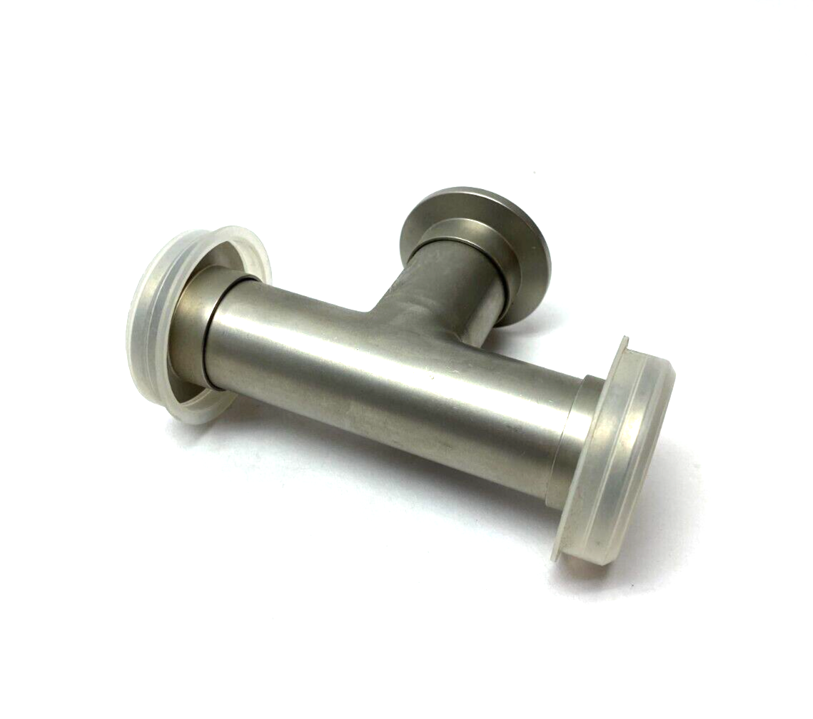 Agilent KT01000204 Stainless Steel Tee Fitting 2.04" Clearance NW25 - Maverick Industrial Sales