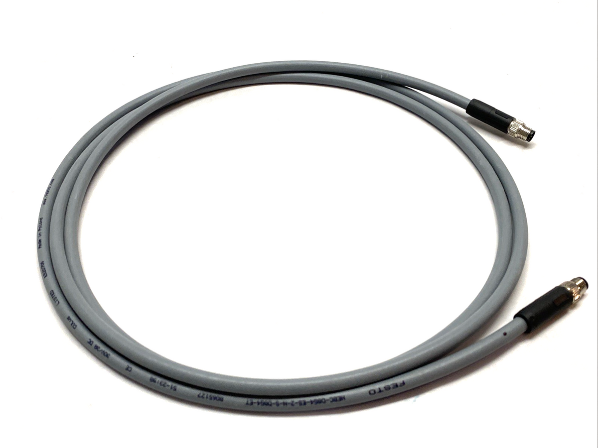 NEBC-D8G4-ES-2-N-S-D8G4-ET | Festo Connecting Cable M/M M8 4-Pin 2m 8065127 - New – Open box - Maverick Industrial Sales