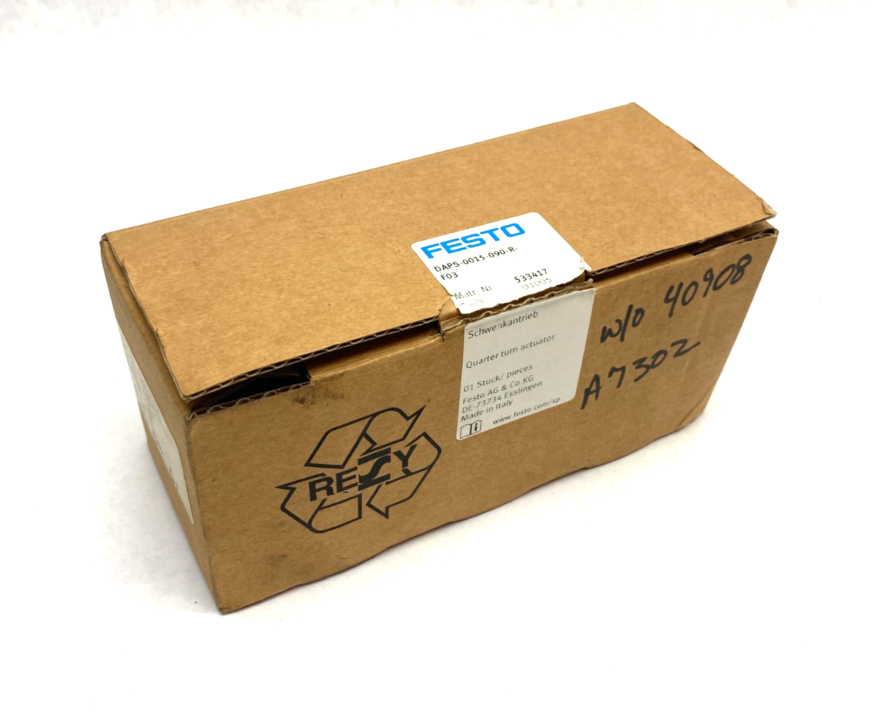 Festo DAPS-0015-090-R-F03 Quarter Turn Actuator 533417 - Maverick Industrial Sales