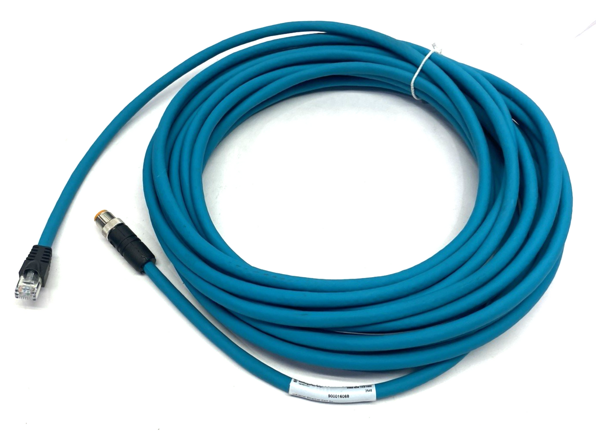 900016068 | Lumberg Automation Double Ended Ethernet Cordset 0985 856 103/10M - New – Open box - Maverick Industrial Sales