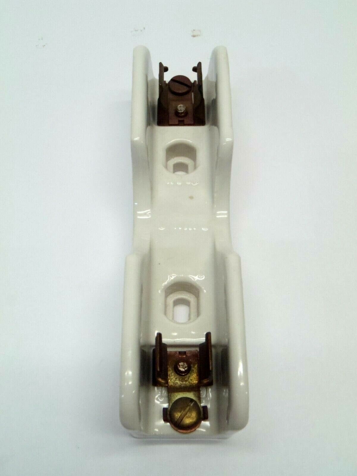 Vintage Bryant 3937 Ceramic 30A 600V Fuse Holder - Maverick Industrial Sales