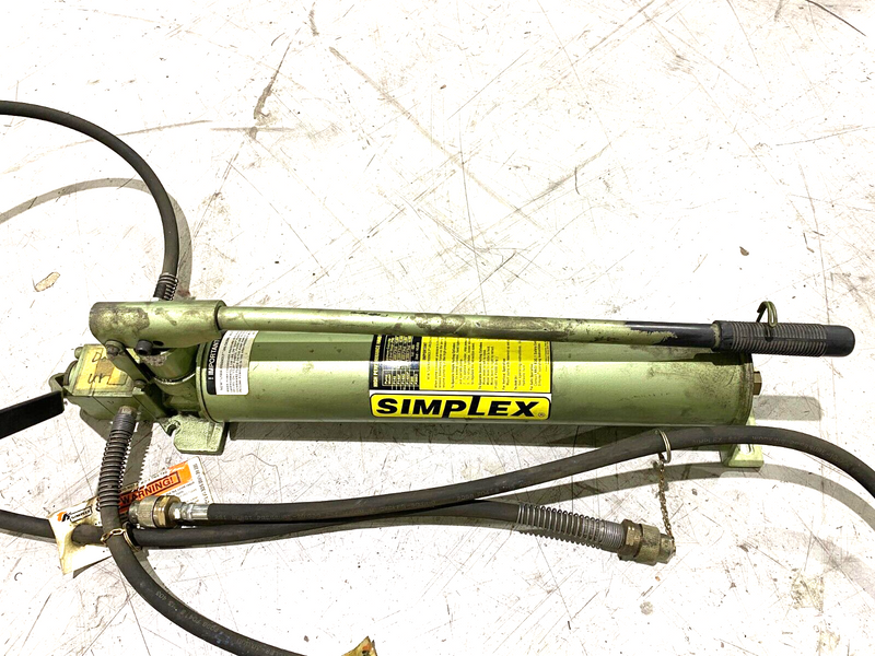 Simplex P140D Dual-Speed Hydraulic Hand Cylinder Pump Dbl-Acting 2-Way 10,000psi - Maverick Industrial Sales