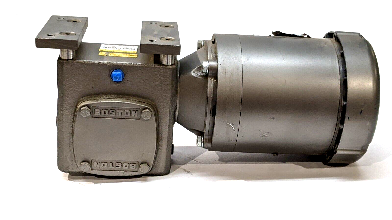 Leeson 110047.00 Electric Motor w/Boston Gear F721B-40K-B5-J Speed Reducer - Maverick Industrial Sales