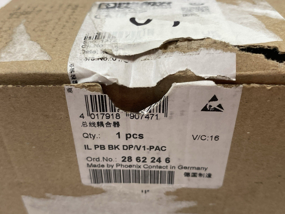Phoenix Contact IL PB BK DP/V1-PAC Inline PROFIBUS DP Bus Coupler 2862246 - Maverick Industrial Sales