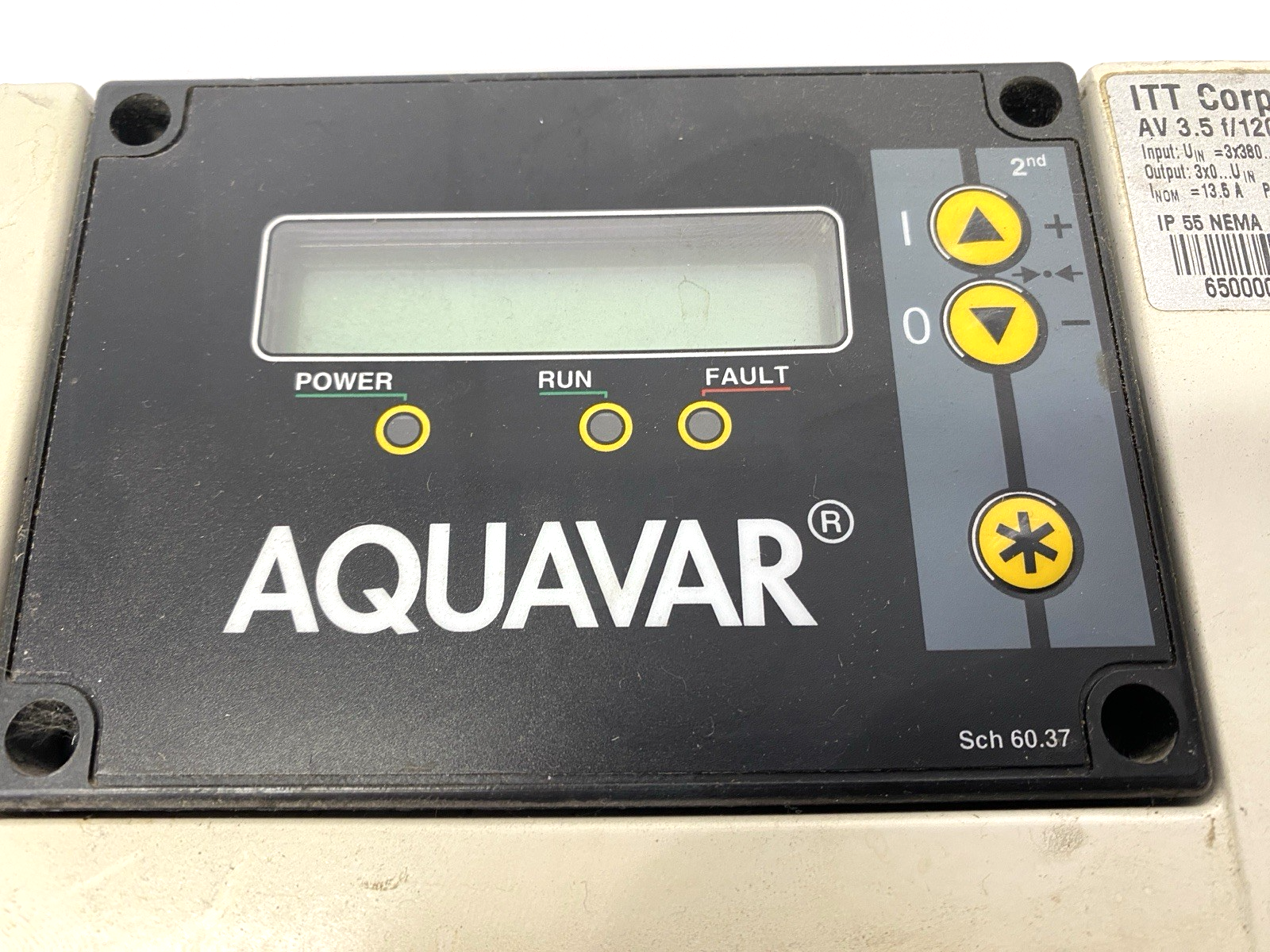 4168491 | Goulds Pumps Aquavar Variable Speed Pump Control 7.5HP 13.5A - Used - Maverick Industrial Sales