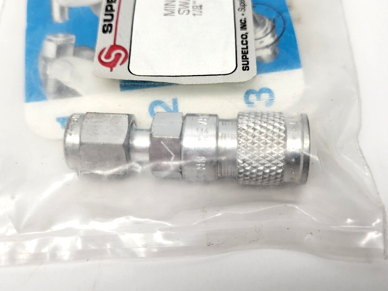 Swagelok Miniature Quick Connect Brass Body Assembly 1/8" - Maverick Industrial Sales