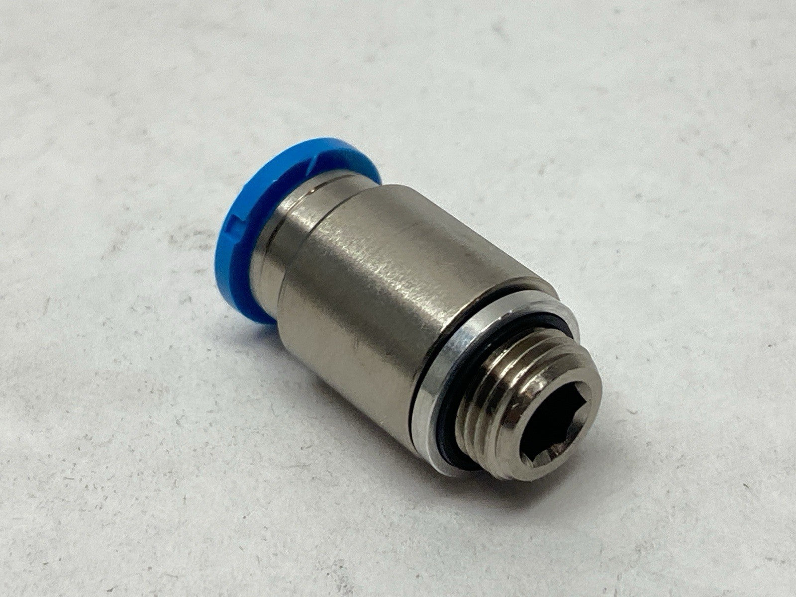 Festo QS-G1/8-8-I Push-In Fitting Male Thread 8mm OD Tube 186109 LOT OF 10 - Maverick Industrial Sales