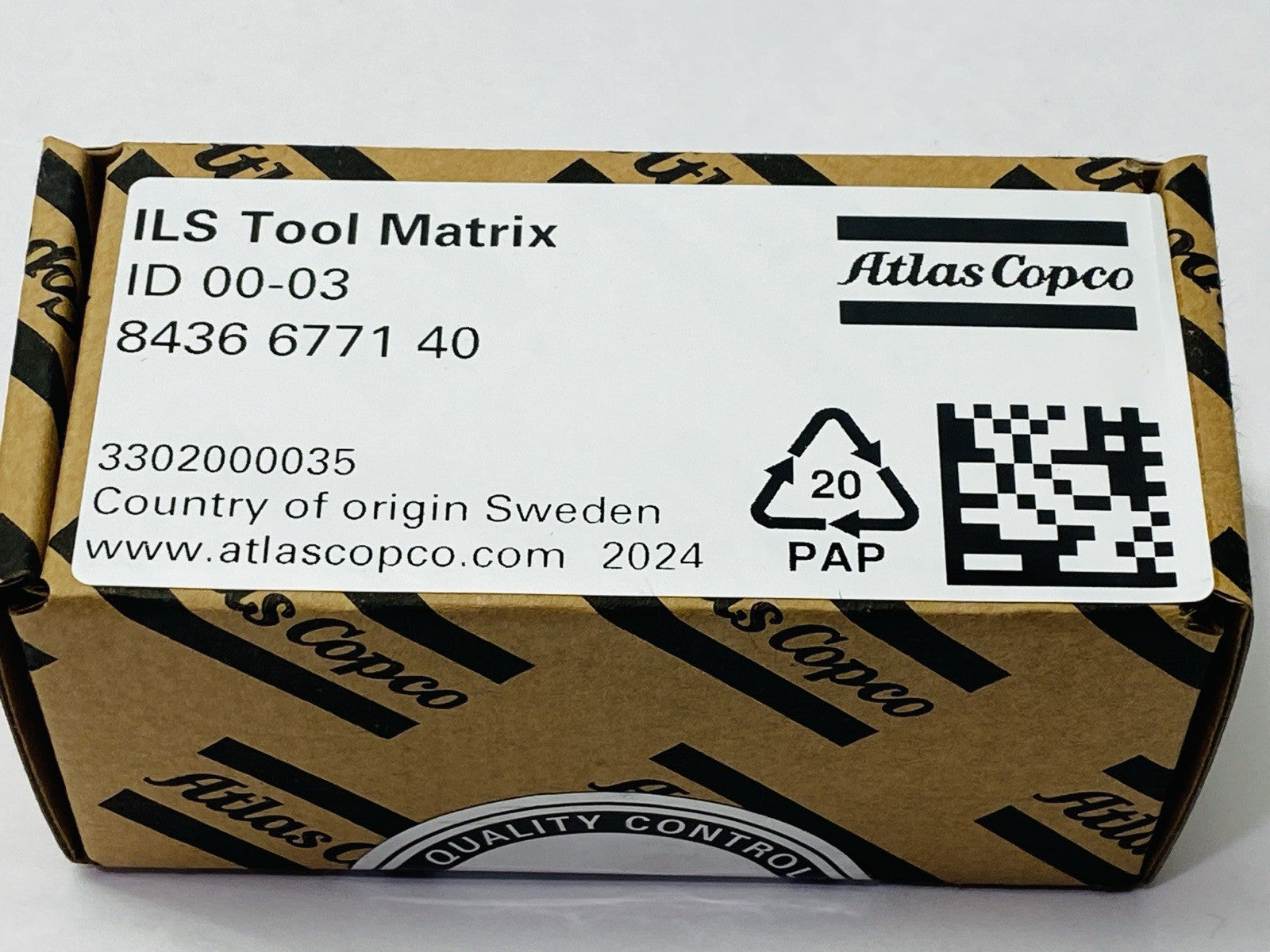 Atlas Copco 8436 6771 40 ILS Tool Matrix ID 00-03 - Maverick Industrial Sales