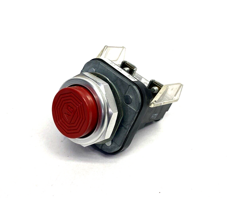 Allen Bradley 800T-B6D2 Ser. T 30m Extended Head Momentary Pushbutton Red 1 N.C. - Maverick Industrial Sales