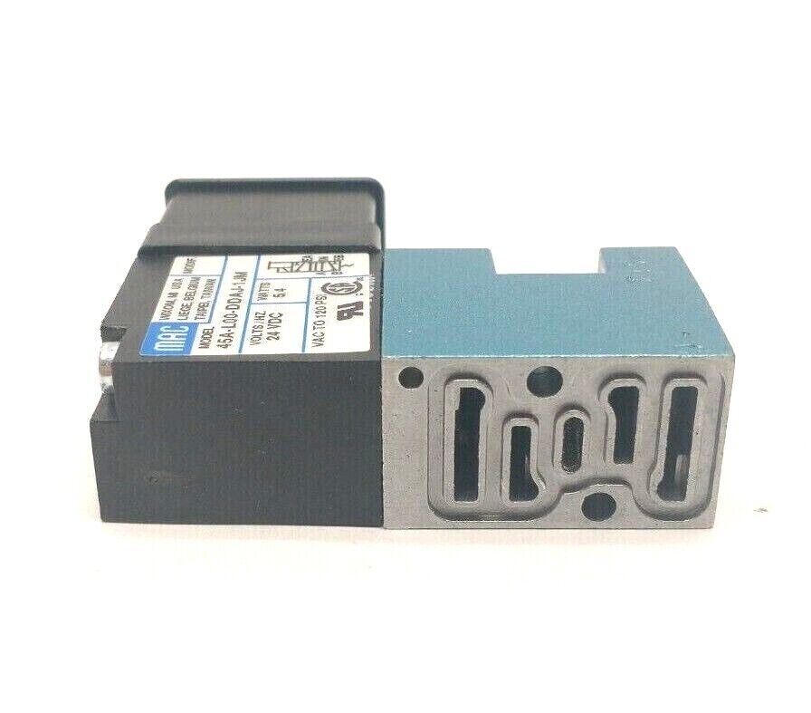 MAC Valves 45A-L00-DDAJ-1JM 4-Way 2-Position Solenoid Valve 24VDC 5.4W - Maverick Industrial Sales