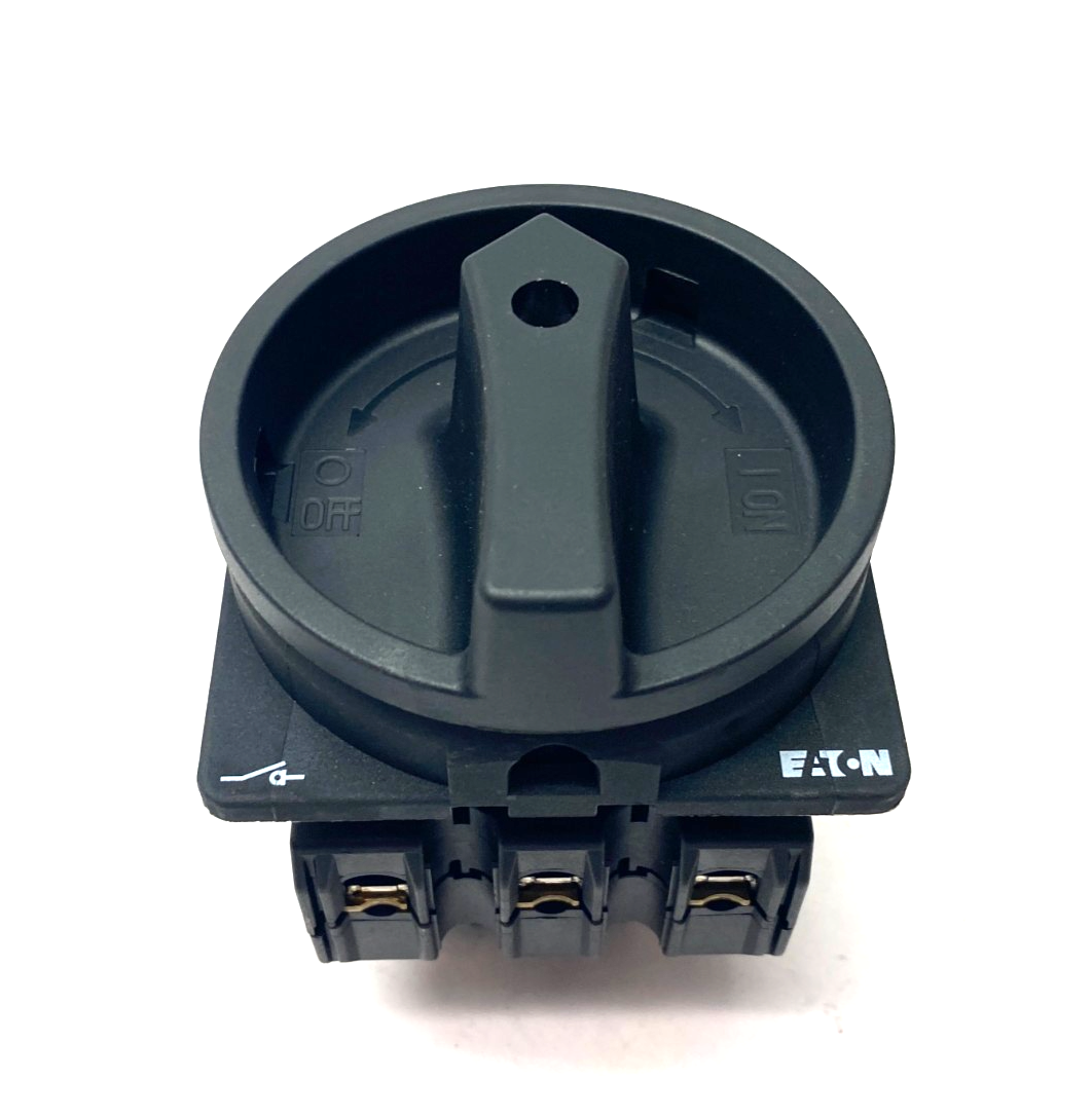 Eaton Moeller P3-63/EA/SVB-SW Rotary Disconnect Main Switch, Flush Mount, Black - Maverick Industrial Sales