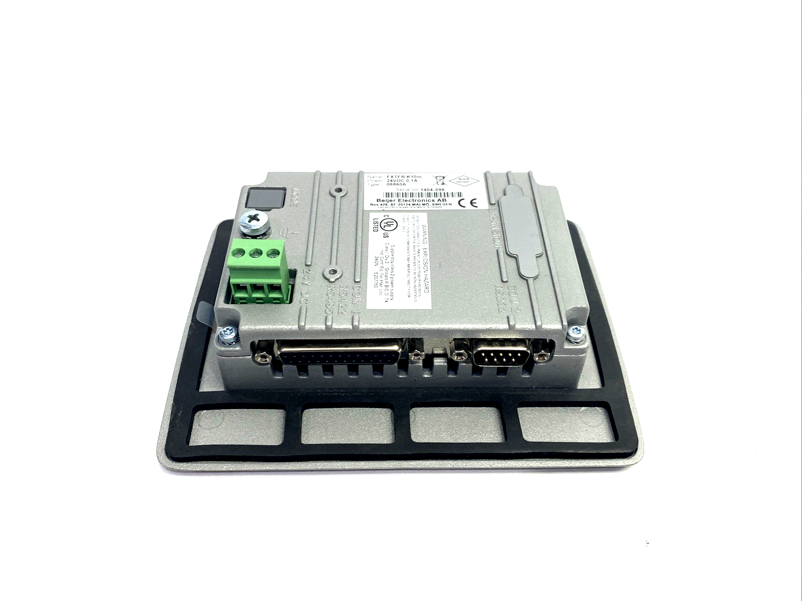 06860A | Beijer EXTER K10m 160 x 32 Pixel Monochrome Keypad HMI - Used - Maverick Industrial Sales