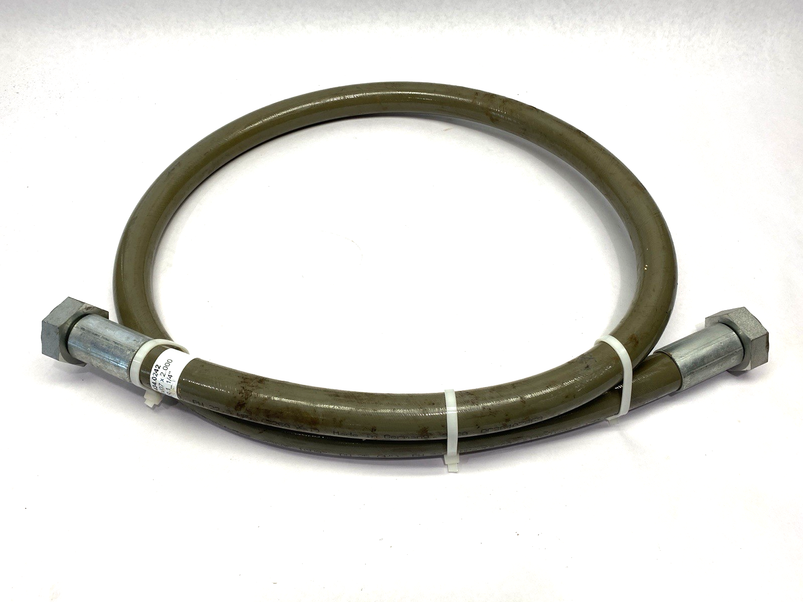 Parker 2380F-16V07 High Pressure Glue Hose 25mm ID 5' Overall Length - Maverick Industrial Sales
