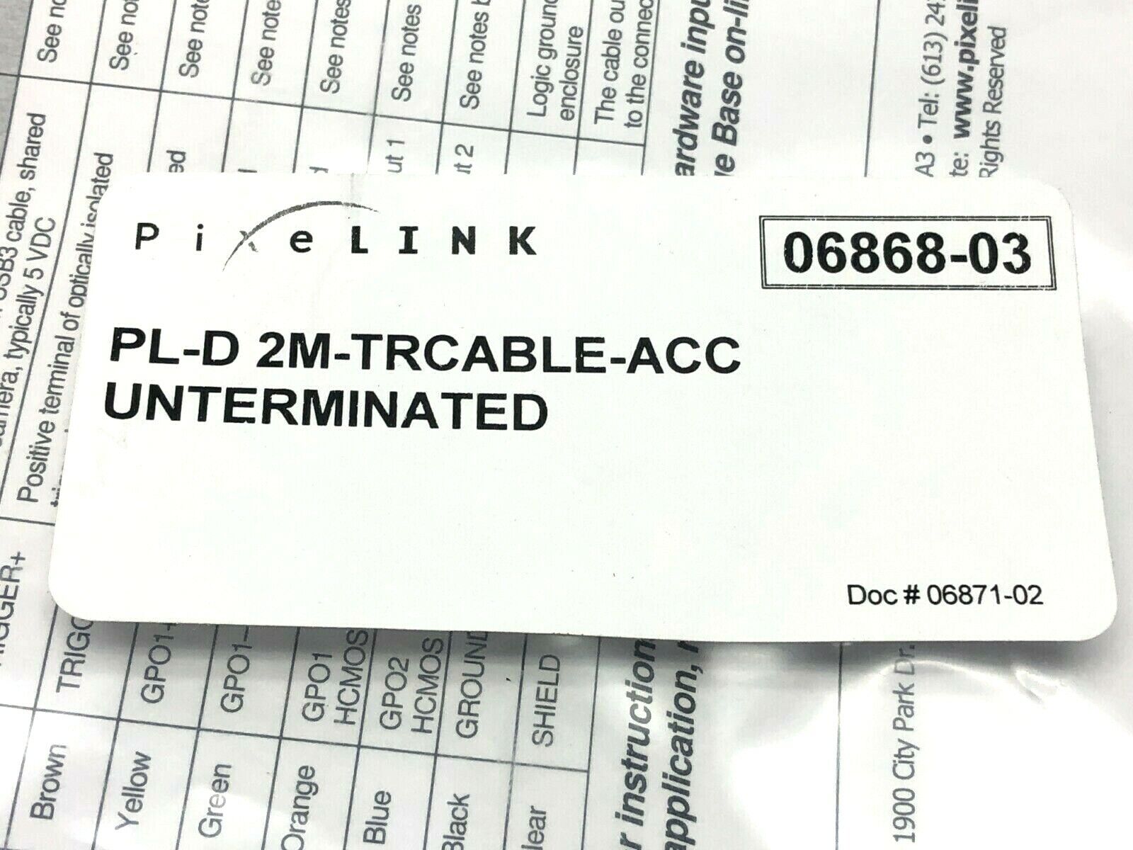Pixel Link PL-D 2M-TRCABLE-ACC Trigger Cable Accessory 06868-03 - Maverick Industrial Sales