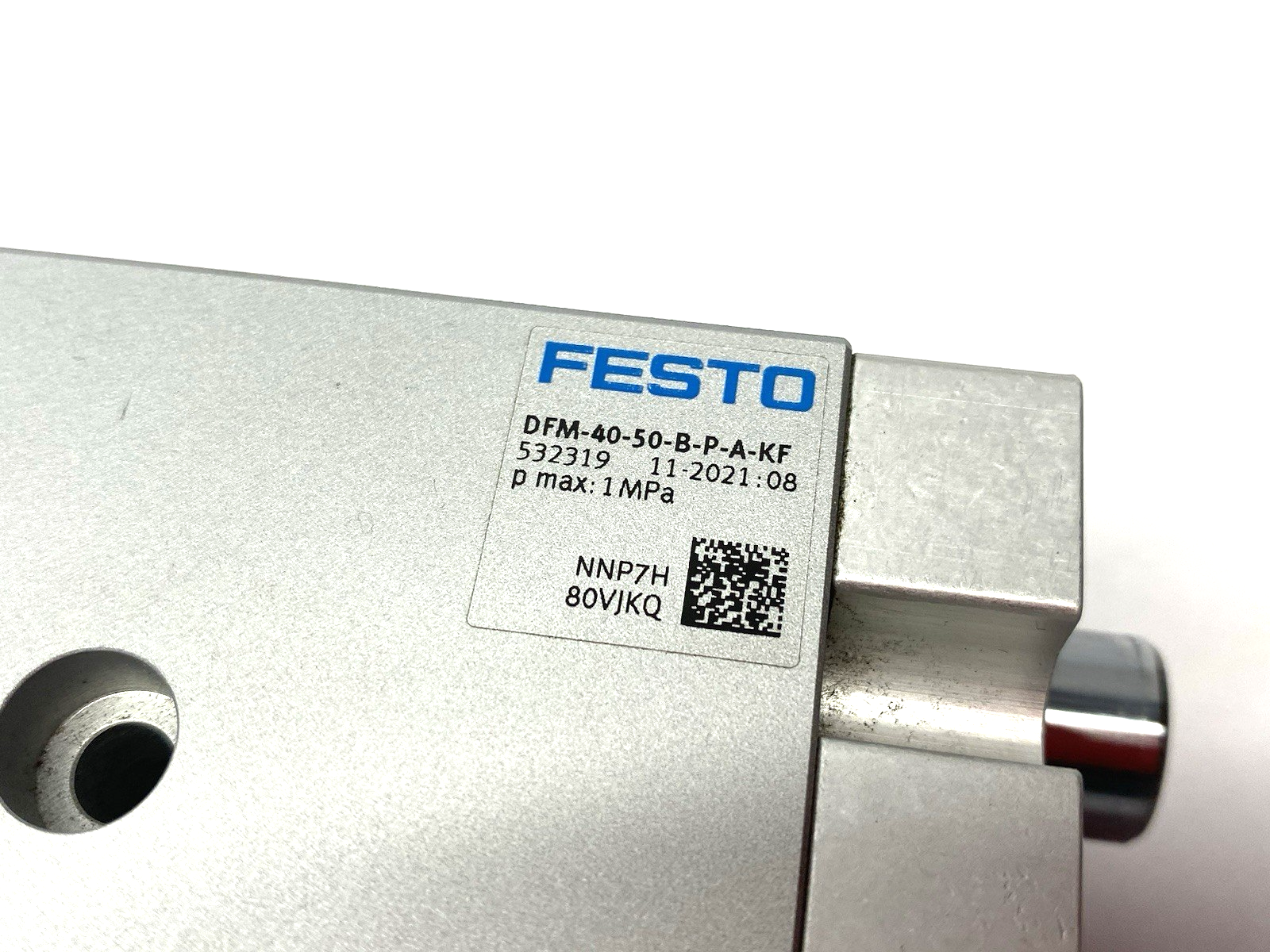 DFM-40-50-B-P-A-KF | Festo Guided Drive Cylinder 40mm Bore 50mm Stroke 170940 - Used - Maverick Industrial Sales