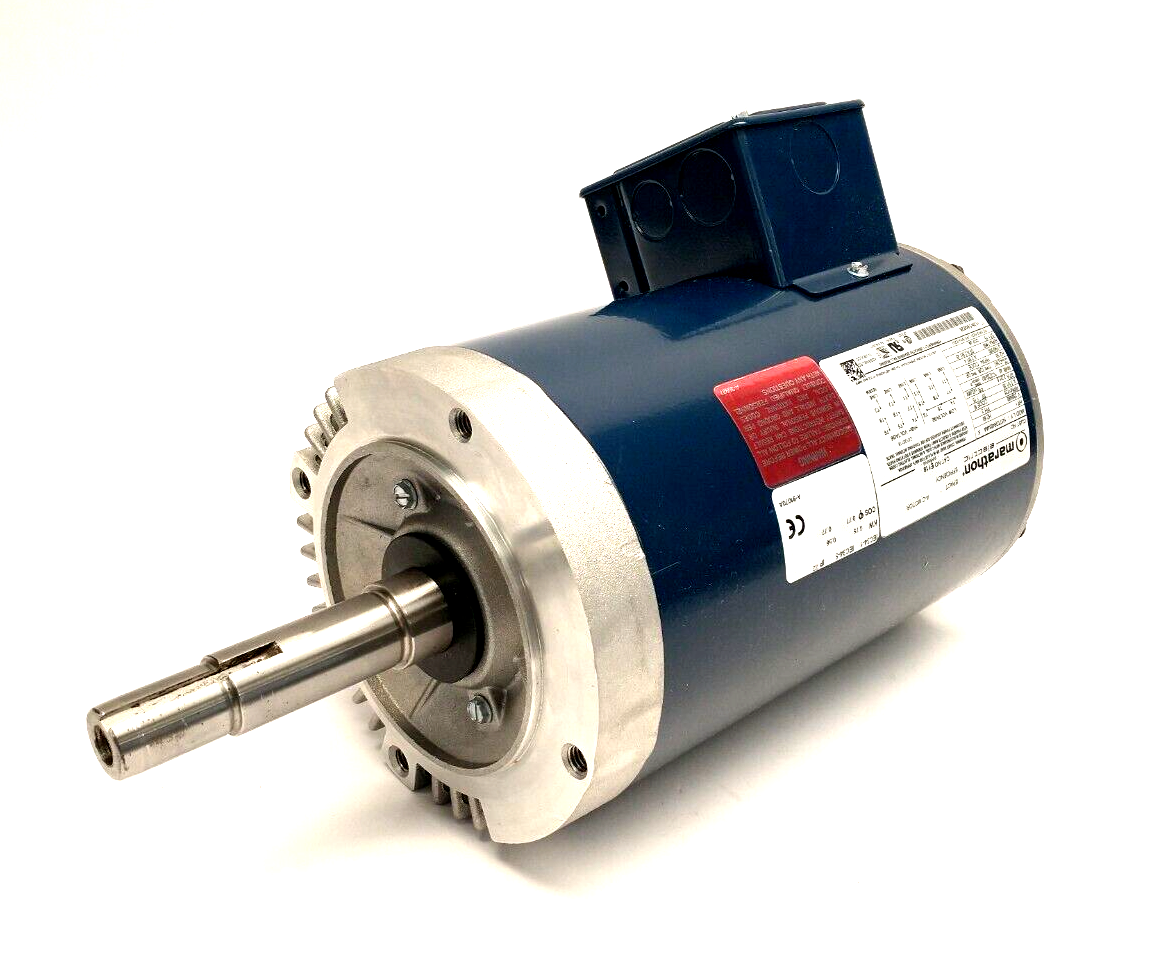 Marathon Electric MOD LVI 143TTDR4034AA K AC Motor 1HP 3PH 230/460V 1725 RPM - New – Open box - Maverick Industrial Sales