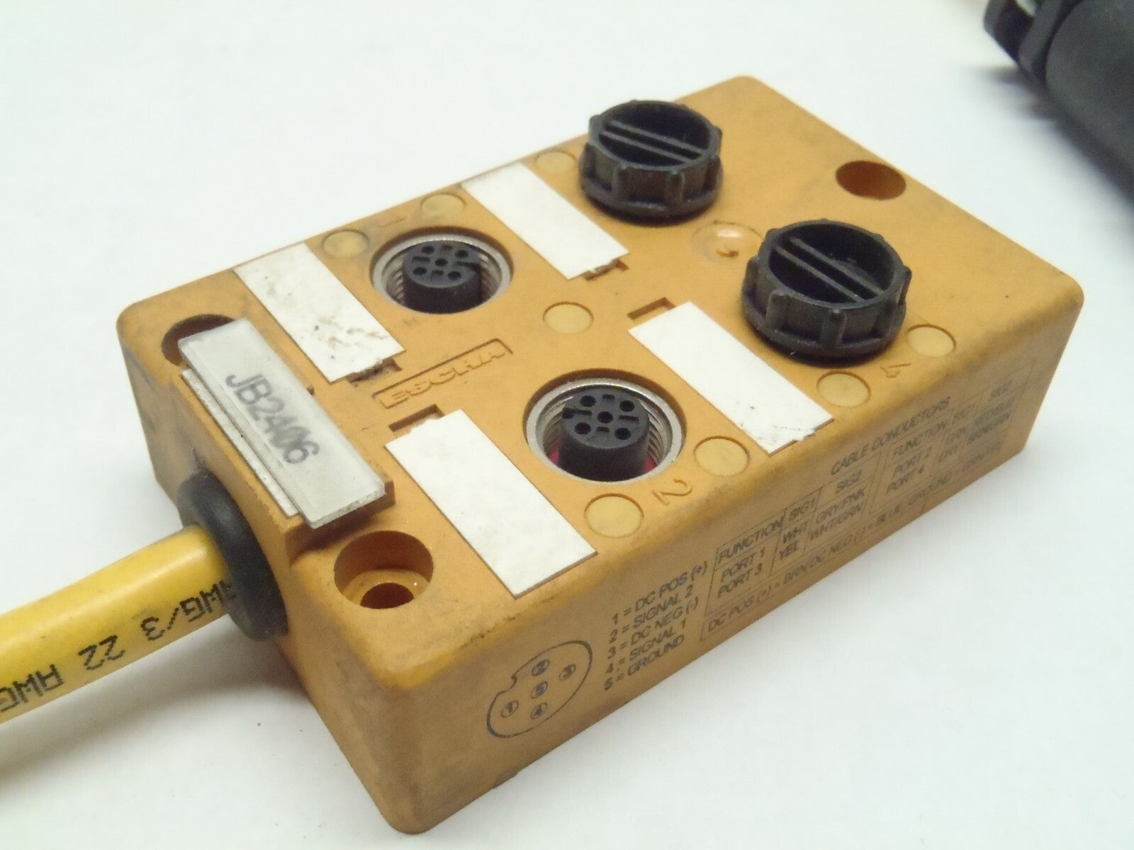 Escha 4 Port Junction Box w/ Turck Cable - Maverick Industrial Sales