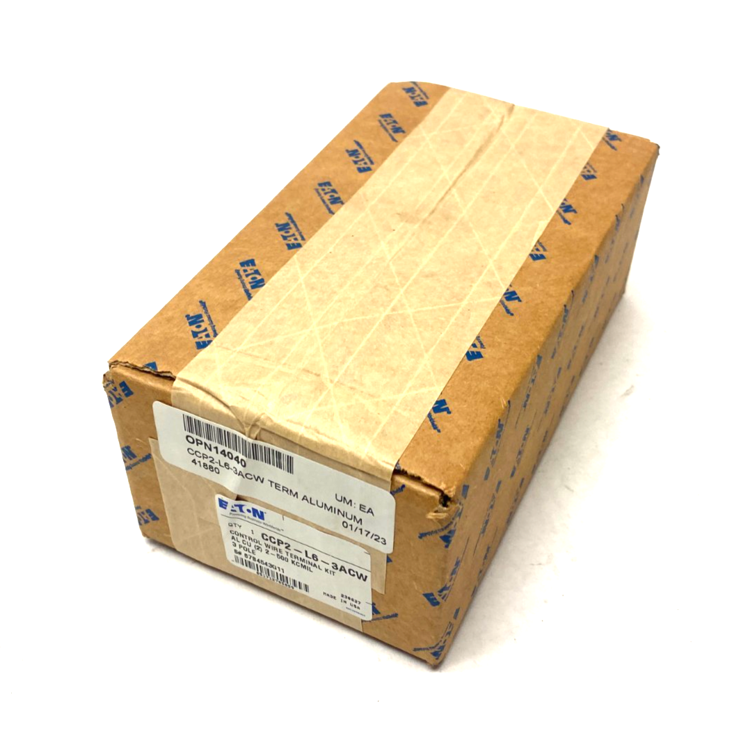Eaton CCP2-L6-3ACW Bussmann Series CCP/CCD Terminal Wire Control Kit - Maverick Industrial Sales