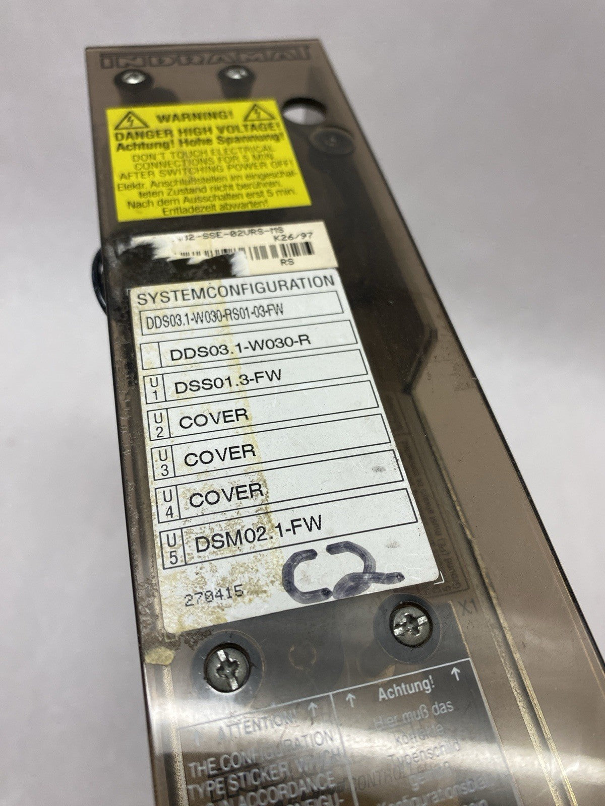 Indramat Servo Drive Controller DDS03.1-W030-RS01-03-FW, FWA-DIAX02-SSE-02VRS-MS - Maverick Industrial Sales