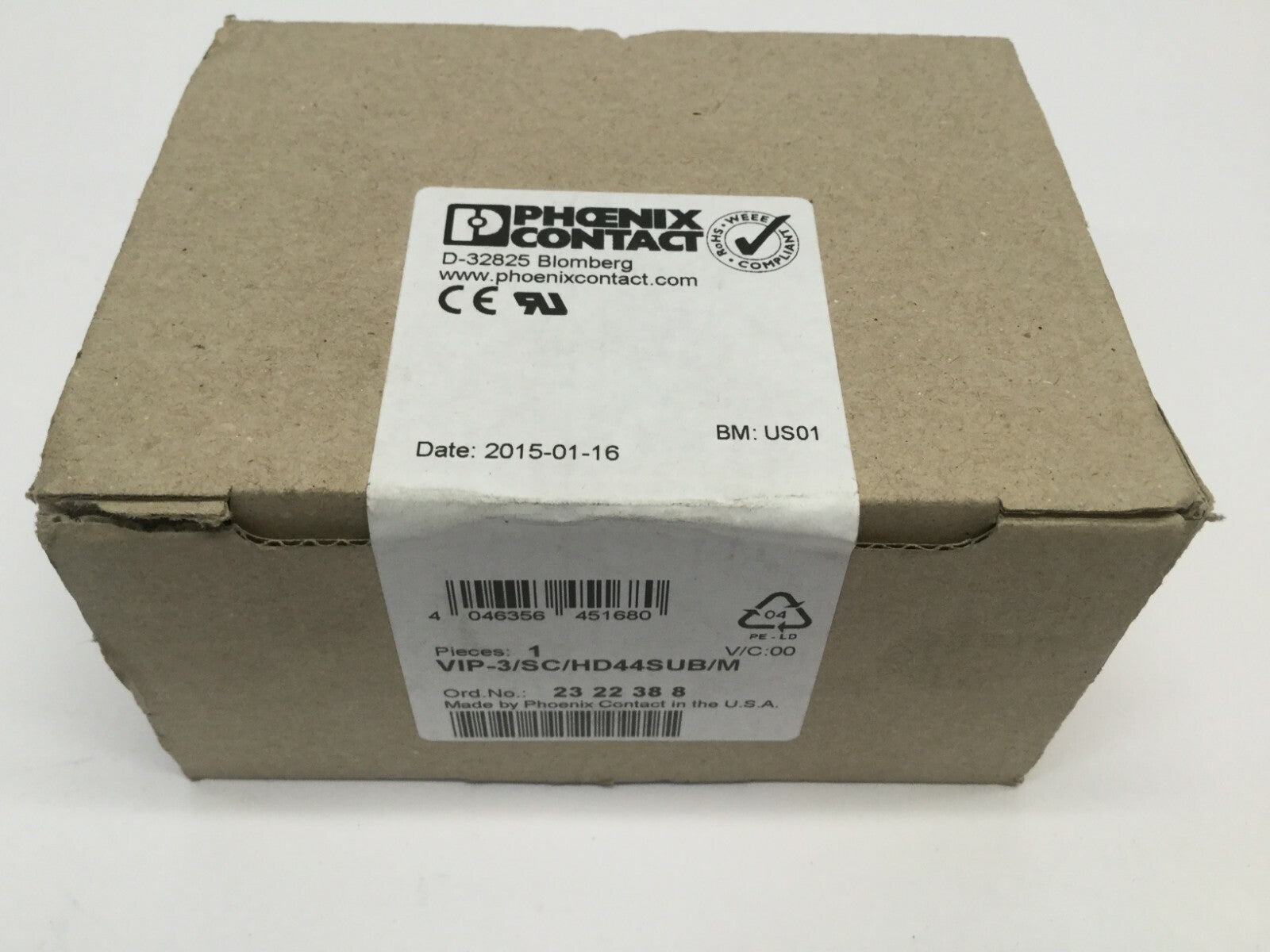 23 22 38 8 | Phoenix Contact VIP-3/SC/HD44SUB/M Interface Module - New - Maverick Industrial Sales