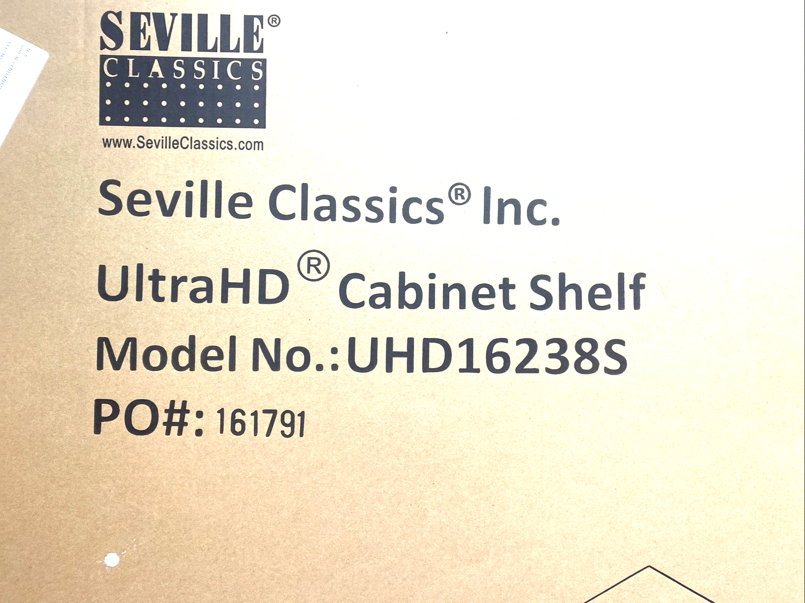 UHD16238S | Seville Classics UltraHD Extra Shelf 48x24 - New - Maverick Industrial Sales