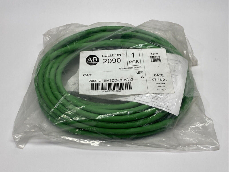 Allen Bradley 2090-CFBM7DD-CEAA12 Ser A Servo Motor Feedback Cable 12m 81044 - Maverick Industrial Sales