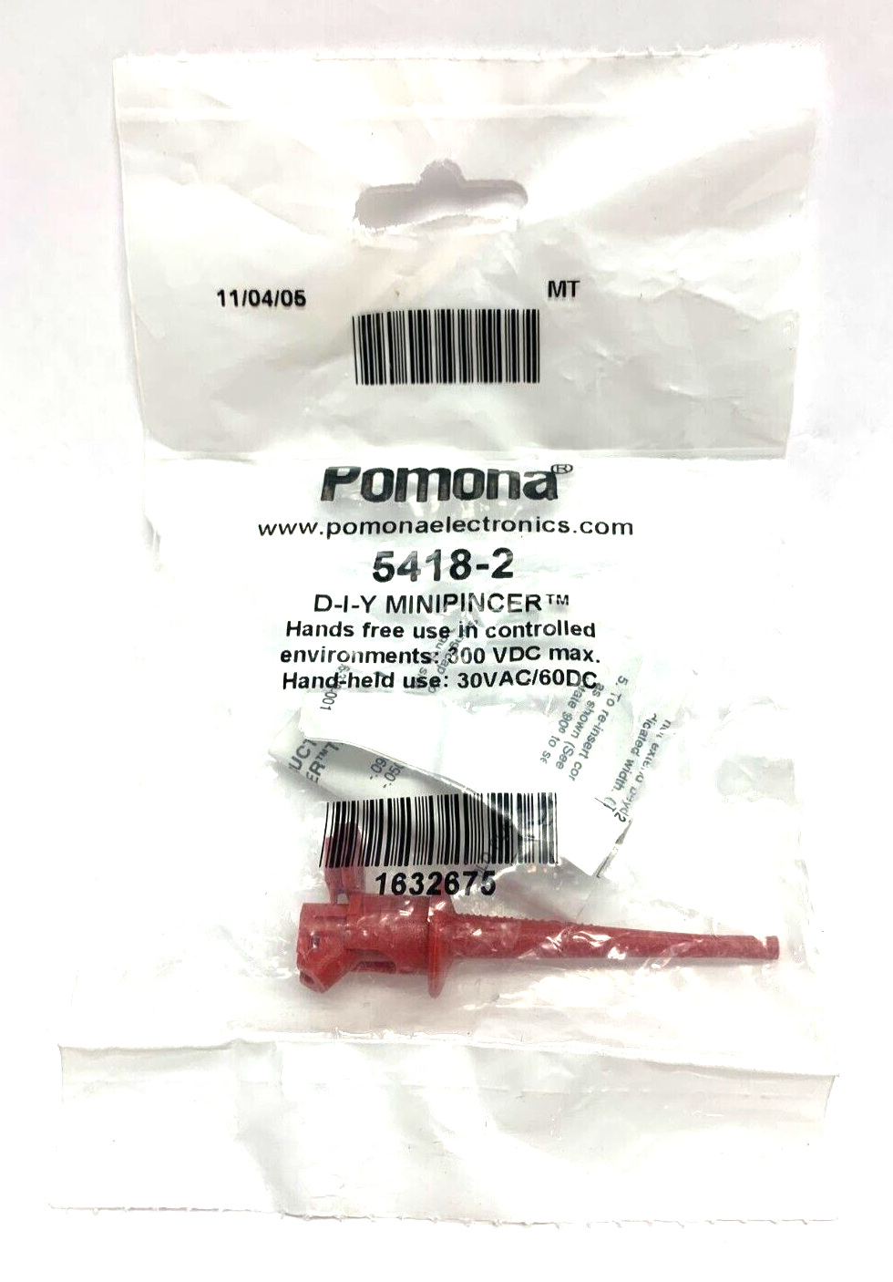 Pomona 5418-2 DIY Minipincer 300VDC Max - Maverick Industrial Sales