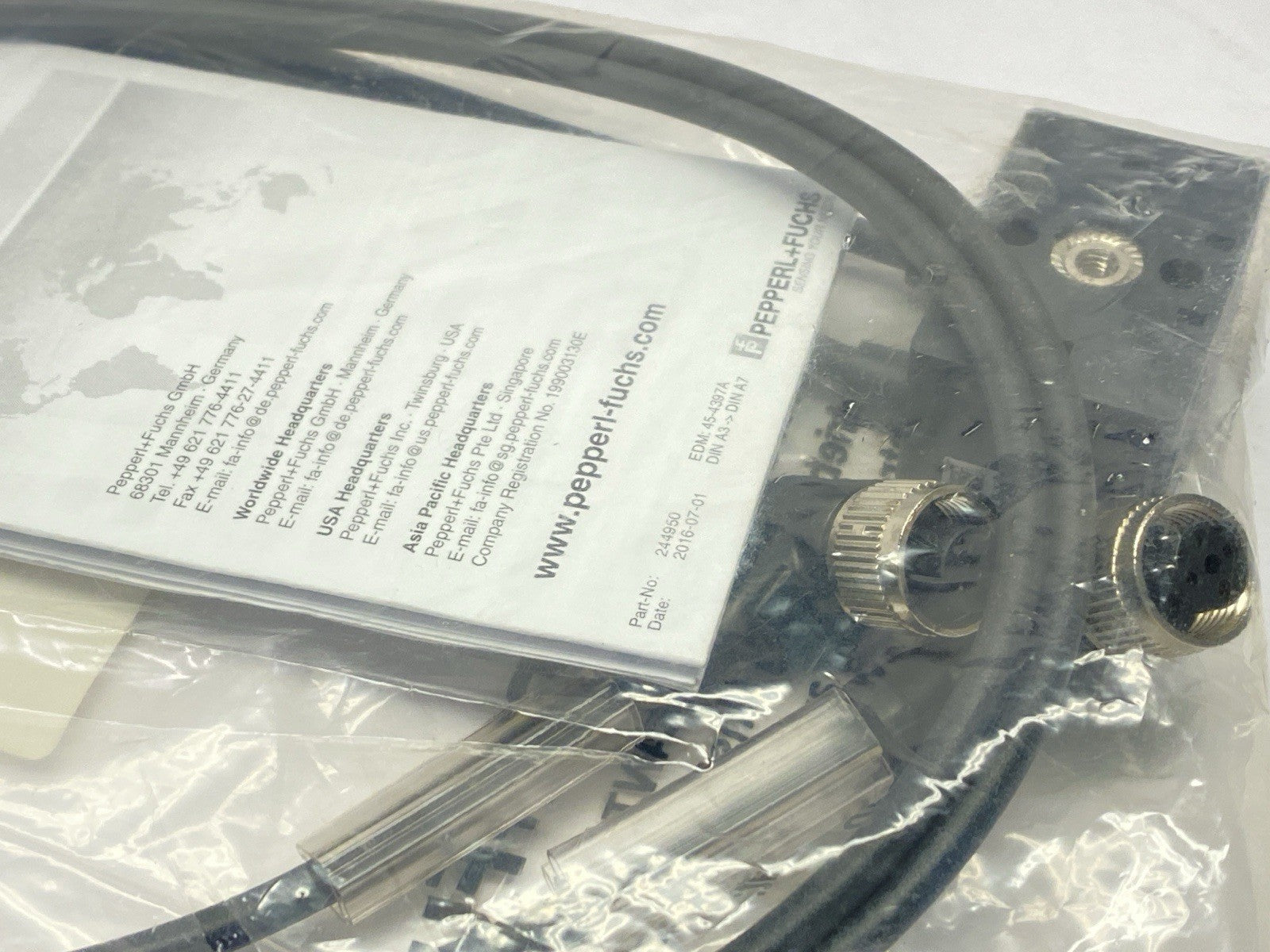 VBA-2A-G10-E2L-1M-2V1-W | Pepperl+Fuchs AS-Interface Actuator Module 244950 - New - Maverick Industrial Sales