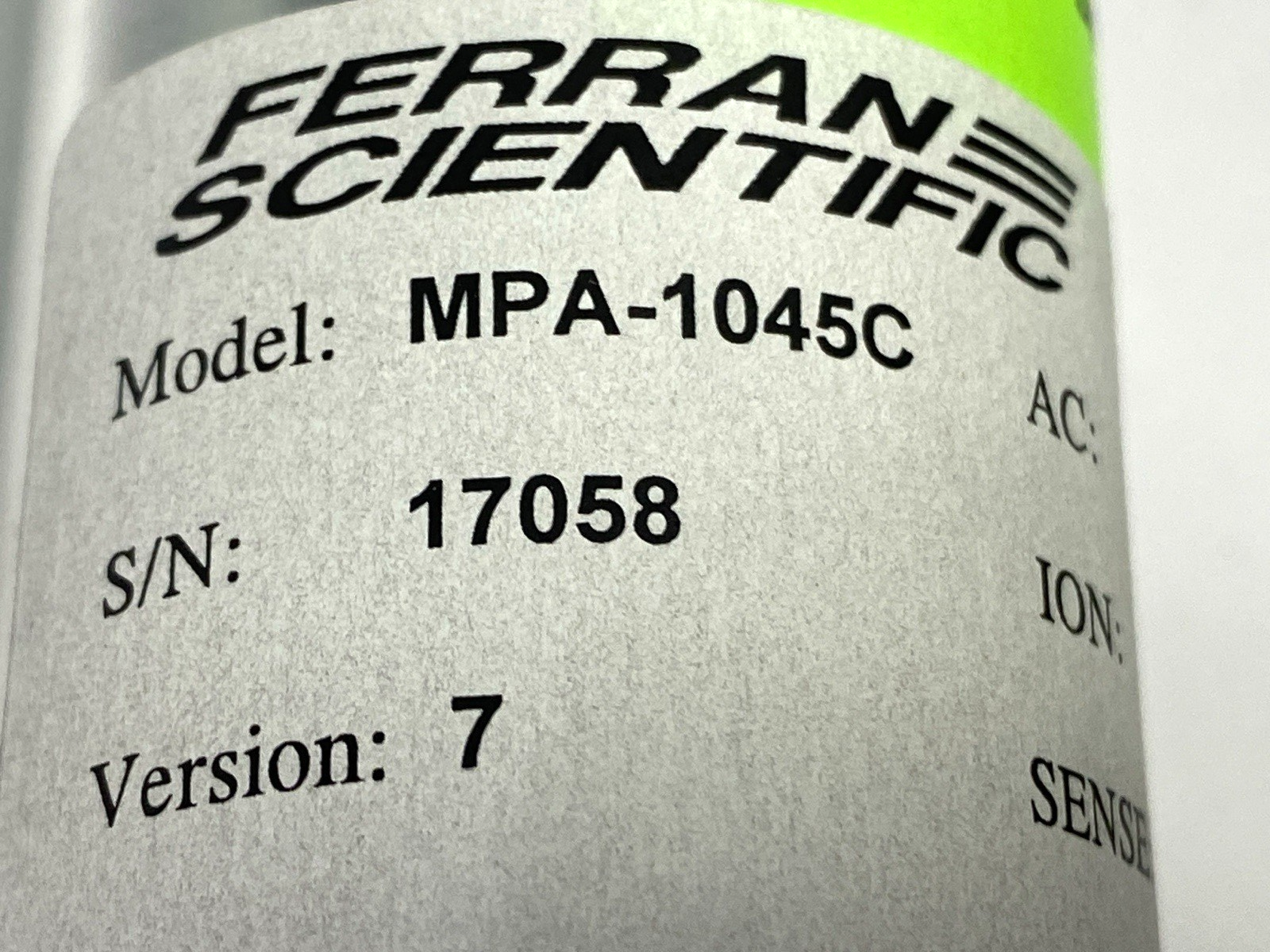 Ferran Scientific MPA-1045C Micropole Analyzer - Maverick Industrial Sales