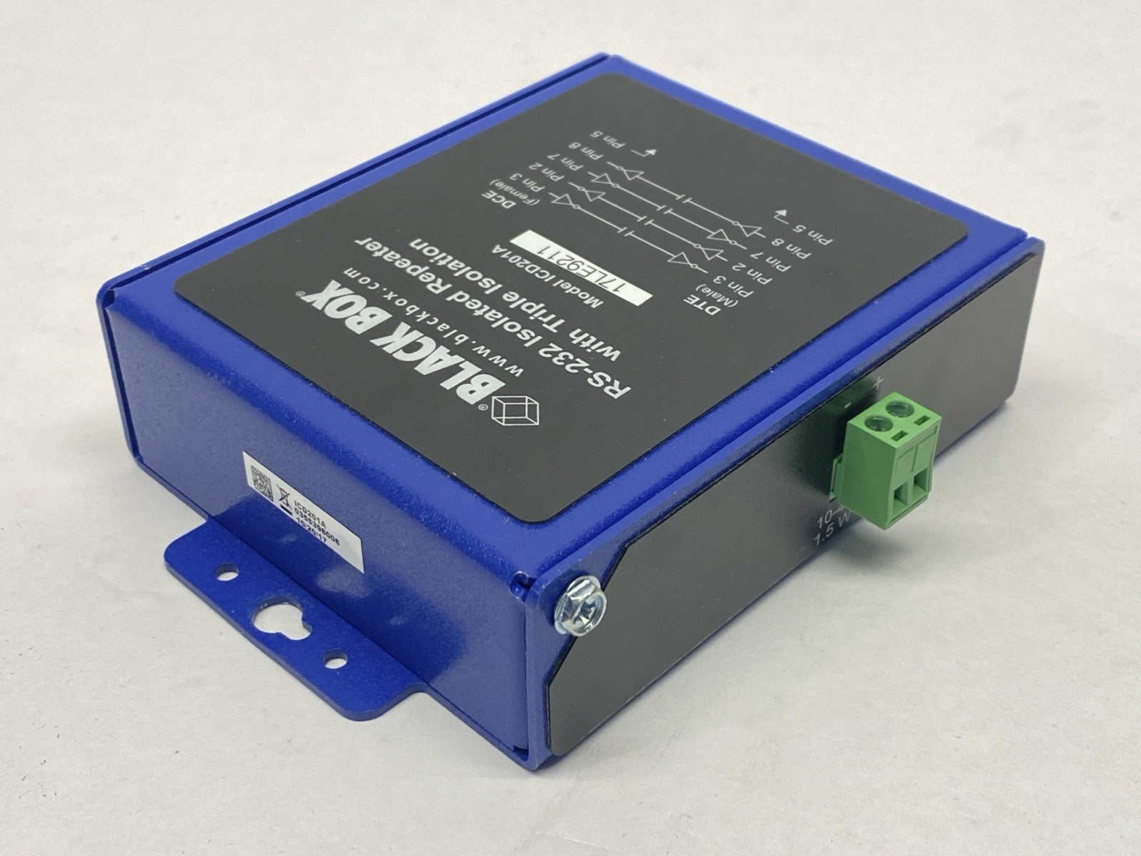 ICD201A | Black Box RS-232 Isolated Repeater With Triple Isolation - Used - Maverick Industrial Sales