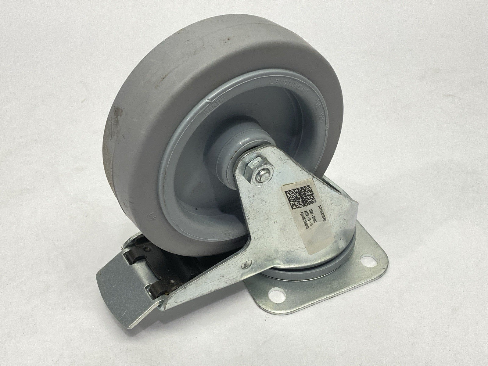 3477UFR125P62 | Tente Top Plate Swivel With Brake Caster Wheel 125mm Diameter - New – Open box - Maverick Industrial Sales