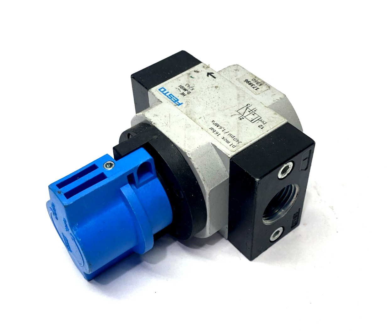 HE-1/2-D-MIDI-NPT | Festo Pneumatic On/Off Valve - Used - Maverick Industrial Sales