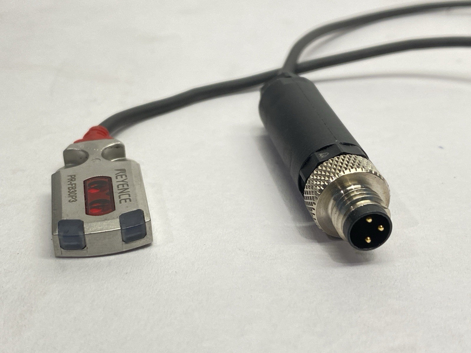 PR-FB30P3 | Keyence Self-Contained Miniature Photoelectric Sensor Flat Reflective - Used - Maverick Industrial Sales