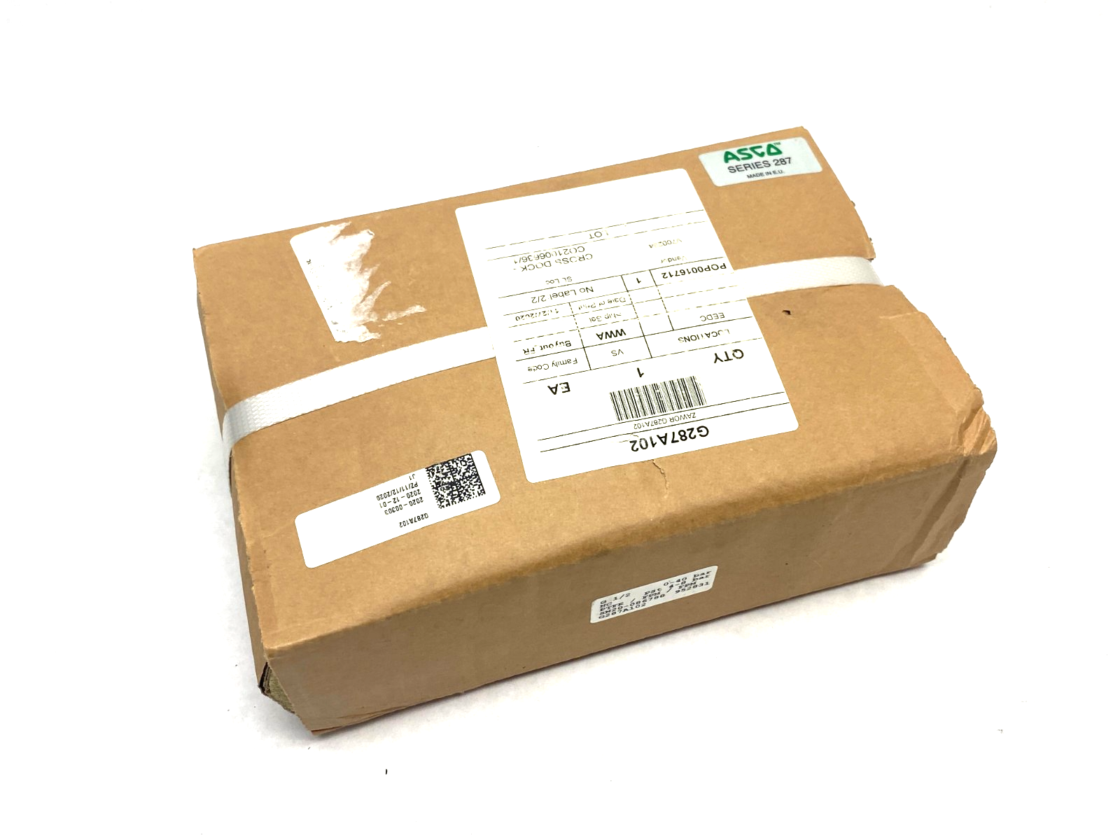 ASCO G287A102 Pressure Operated Coaxial Valve 0-40bar 287 Series - Maverick Industrial Sales