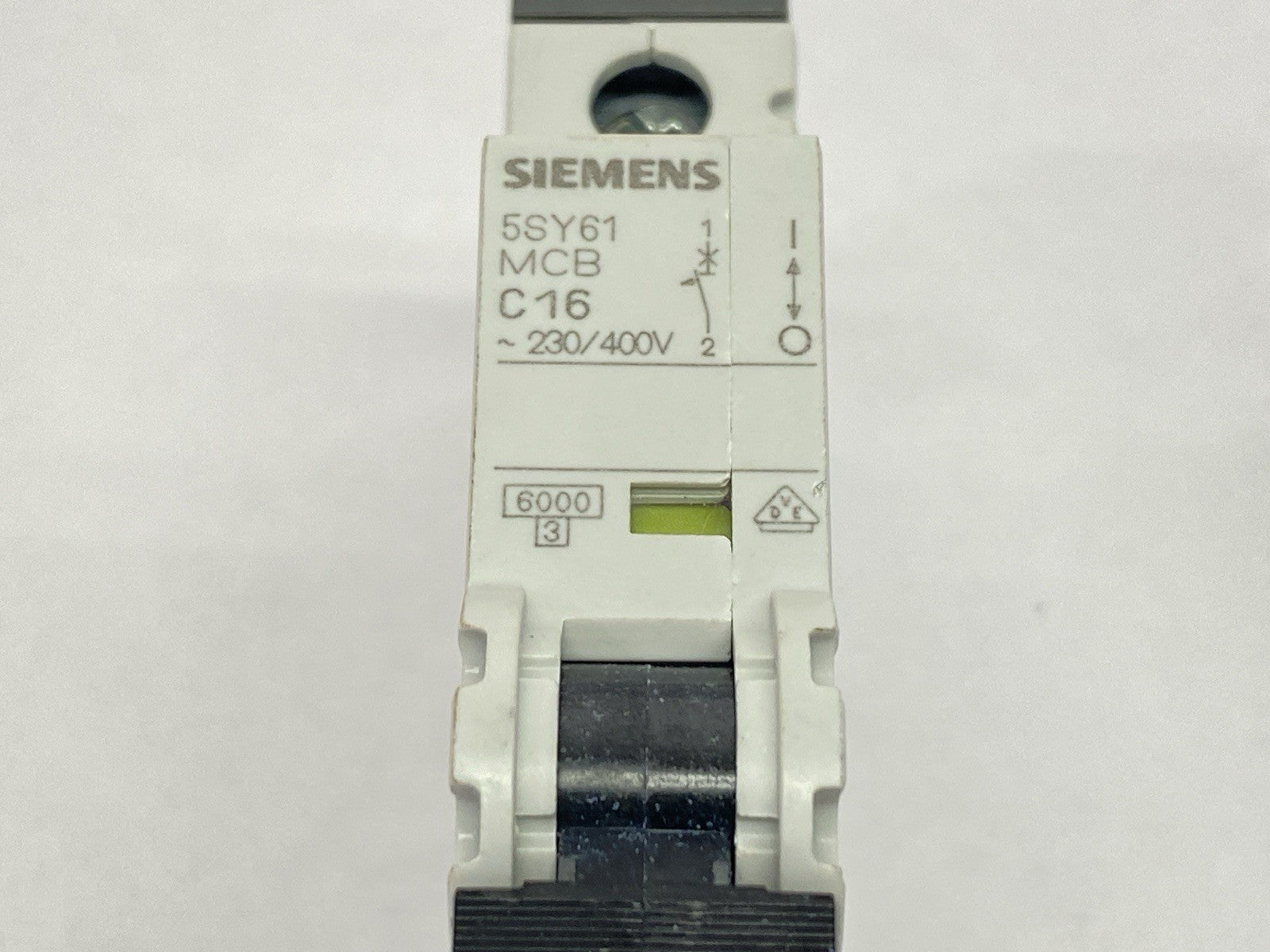 Siemens 5SY6116-7 Miniature Circuit Breaker MCB C16 1-Pole 16A 230/400V - Maverick Industrial Sales