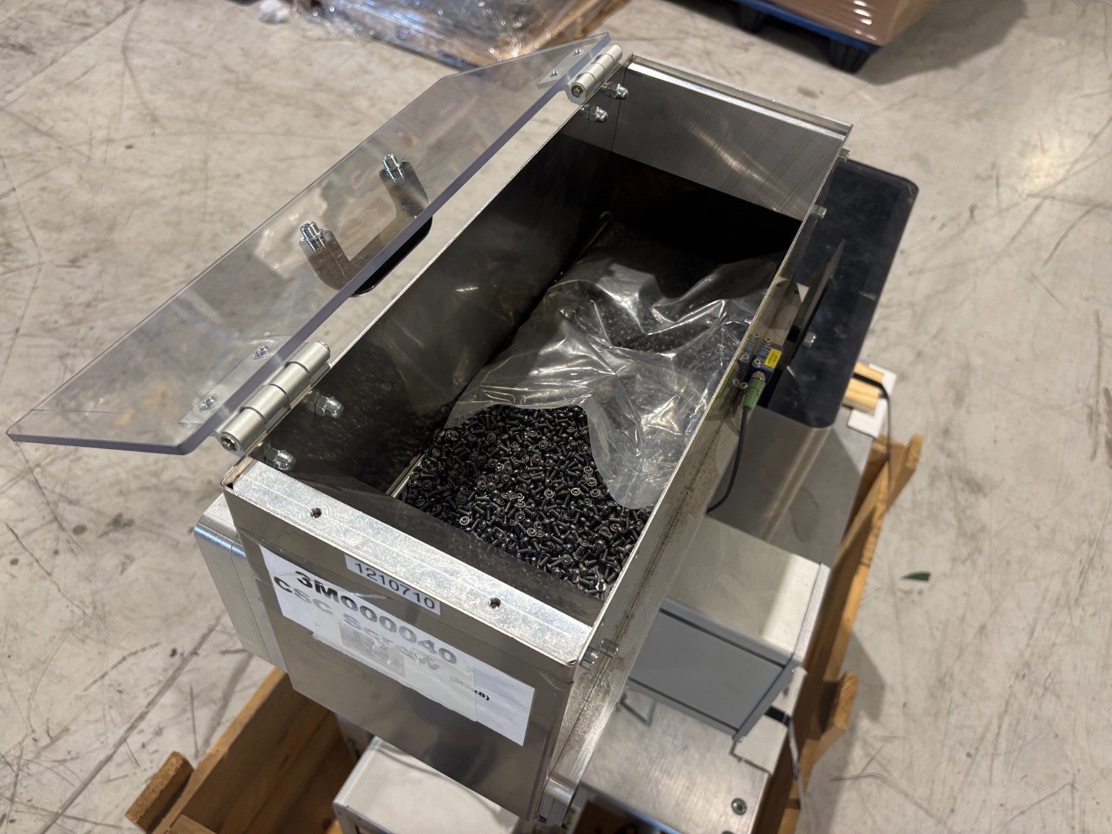 Weber ZEL240 Vibratory Screw Feeder System MFS168 SOR 3, C30S Controller - Maverick Industrial Sales