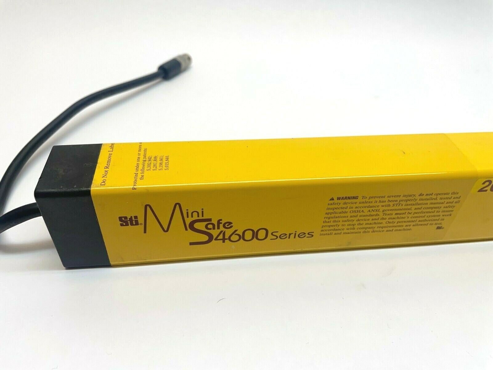 STI MS46-20-435-Q1-X Mini-Safe 4600 Light Safety Curtain Transmitter - Maverick Industrial Sales