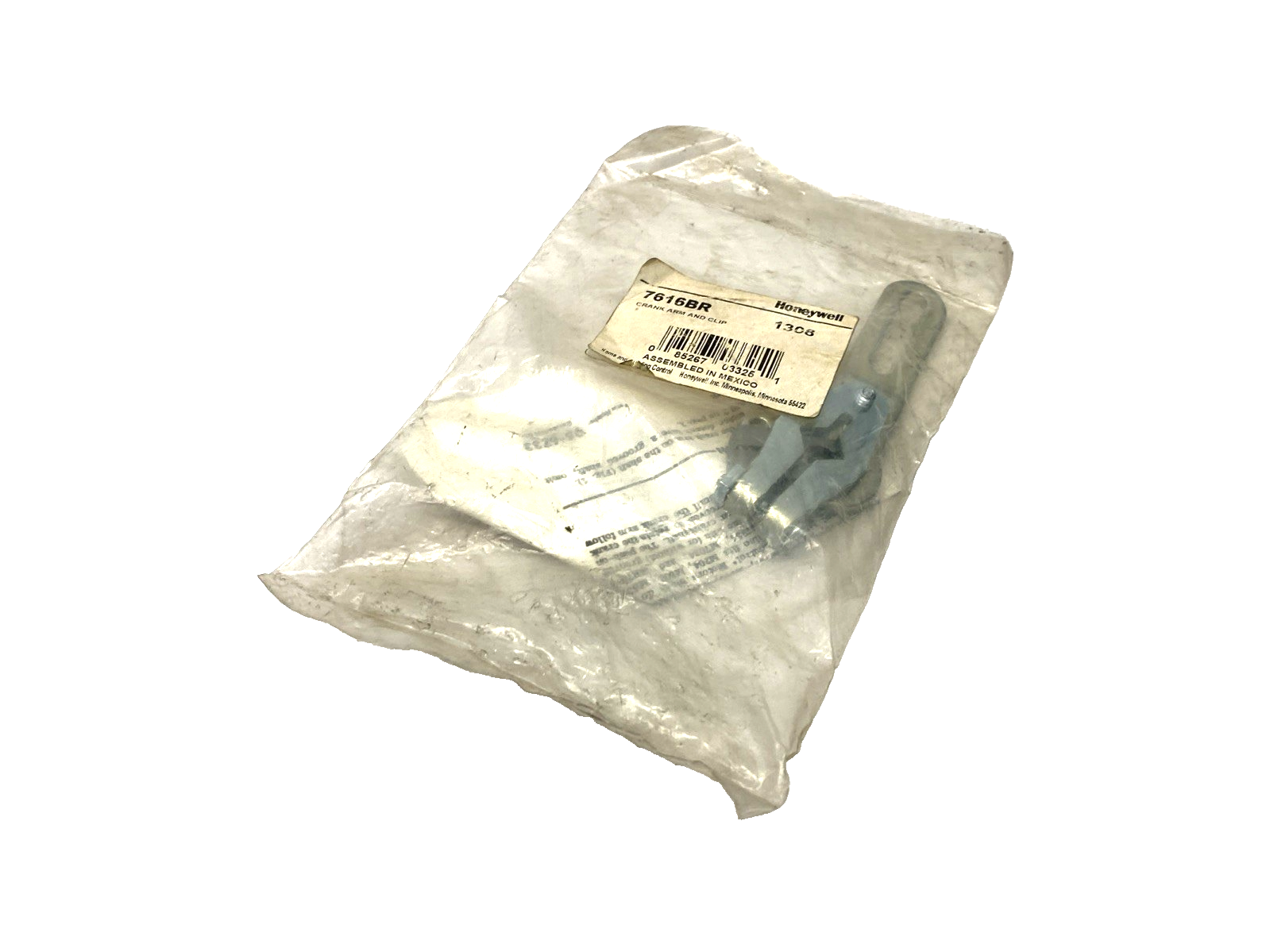 7616BR | Honeywell Crank Arm & Clip Assembly, 1308, 082567033251 - New - Maverick Industrial Sales