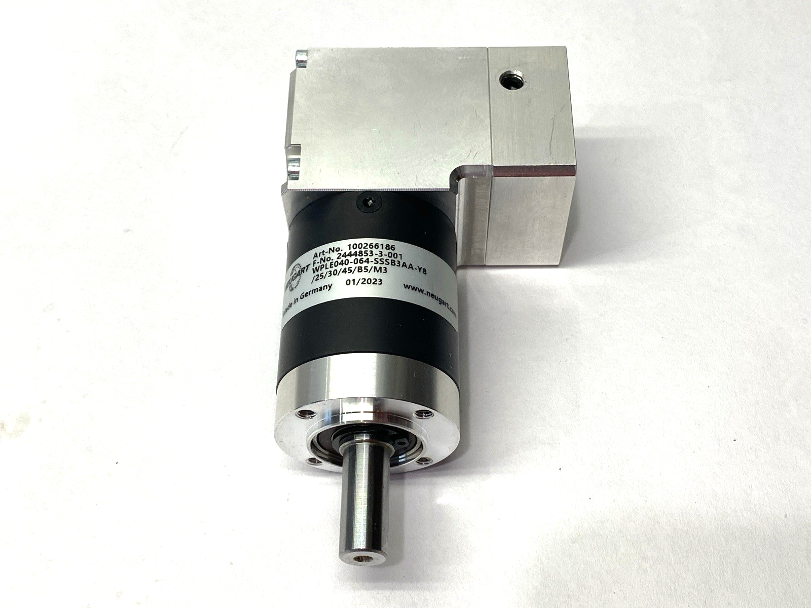 Neugart WPLE040-064-SSSB3AA-Y8/25/30/45/B5/M3 Right-Angle Planetary Gearbox - Maverick Industrial Sales