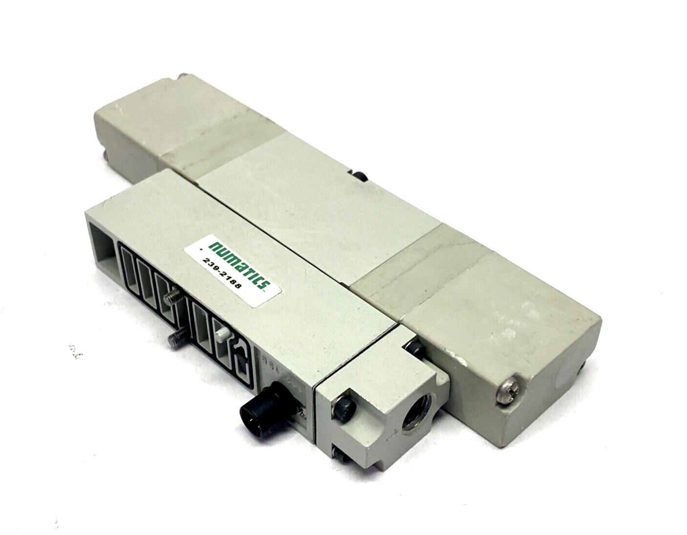 Numatics 051BB400M000061 Solenoid Valve 239-2188 Pressure Block - Maverick Industrial Sales