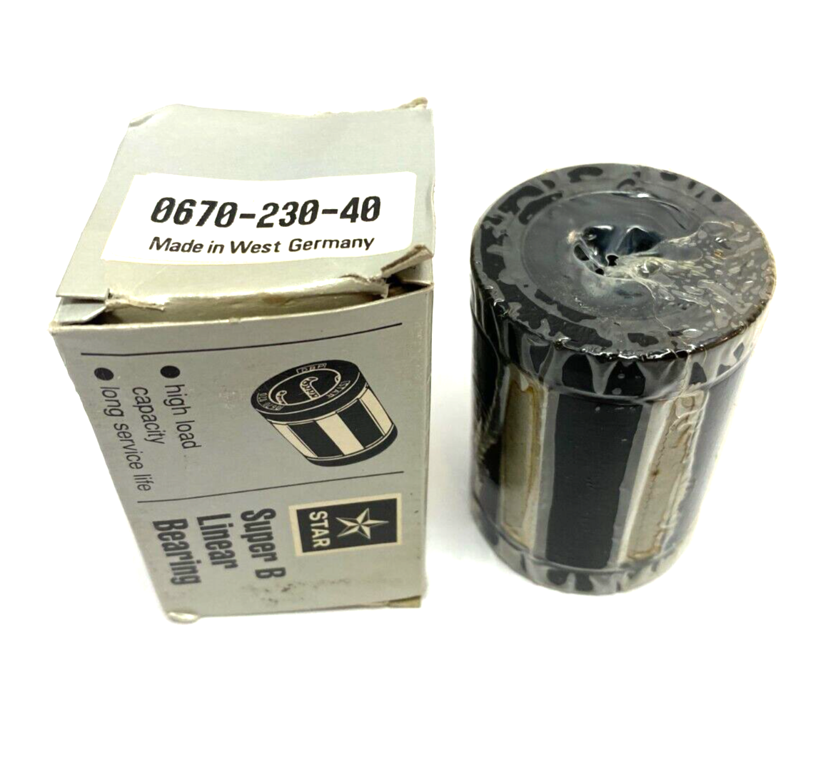 Star Bosch Rexroth 0670-230-40 Super B Linear Ball Bearing Bushing - Maverick Industrial Sales
