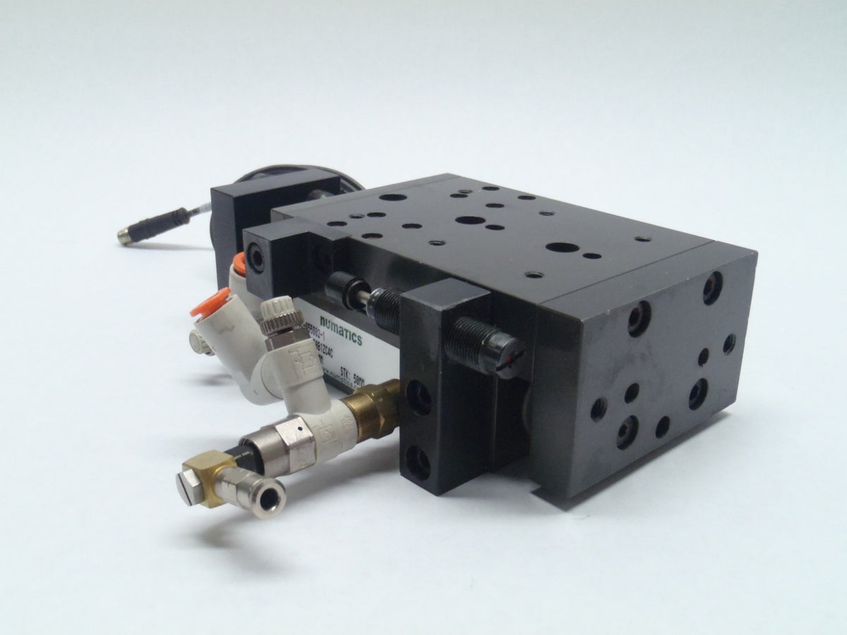 Numatics Slides PST20050B1ZC4C | Numatics PST20050B1ZC4C Pneumatic Slide Table 20mm ...