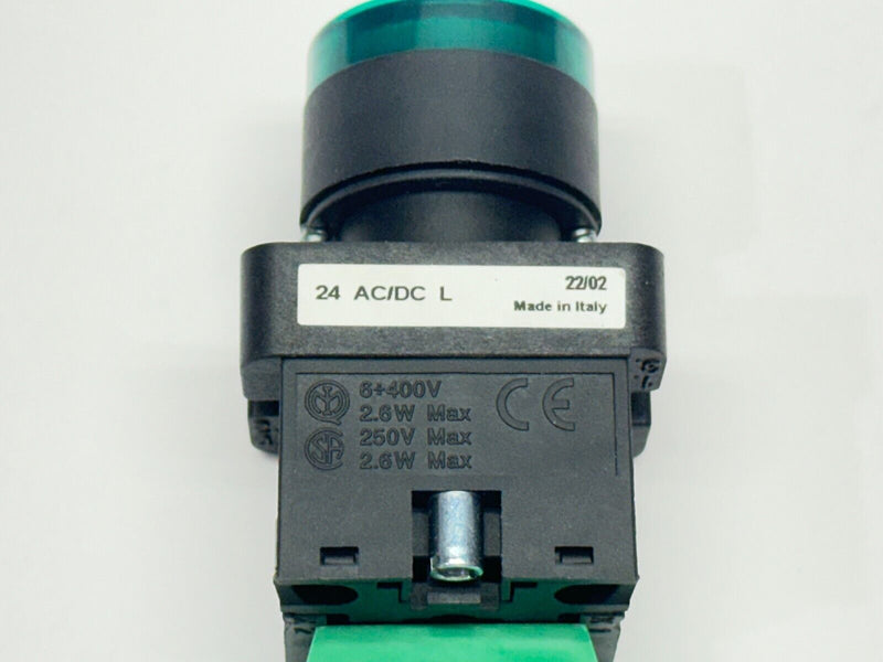 Automation Direct GCX3202-24L Momentary Pushbutton 22mm Green Illuminated 24V - Maverick Industrial Sales