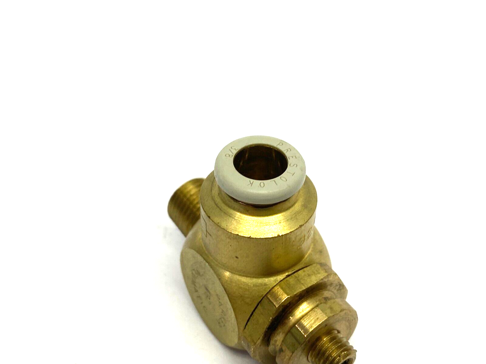 Parker 3251-2538 Brass Flow Control Valve, 1/4" NPT Thread, 3/8" Tube 032512538 - Maverick Industrial Sales