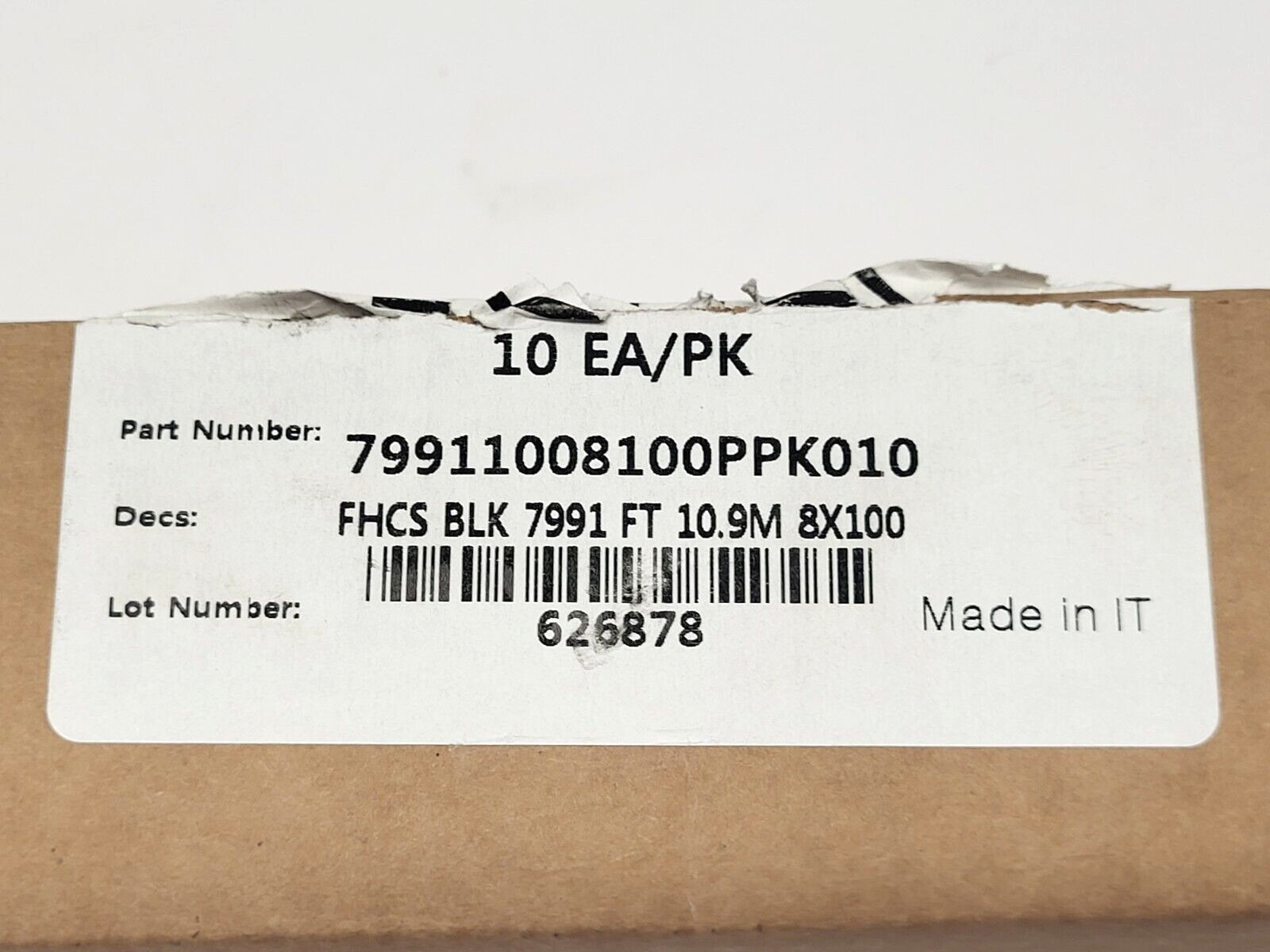 SBE Varvit 79911008100PPK010 Flat Head Cap Screw 7991FT 10.9M 8X100 LOT OF 10 - Maverick Industrial Sales