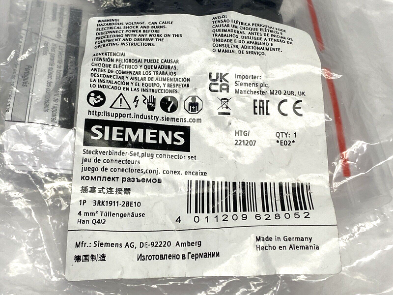 Siemens 3RK1911-2BE10 Plug Connector Set - Maverick Industrial Sales